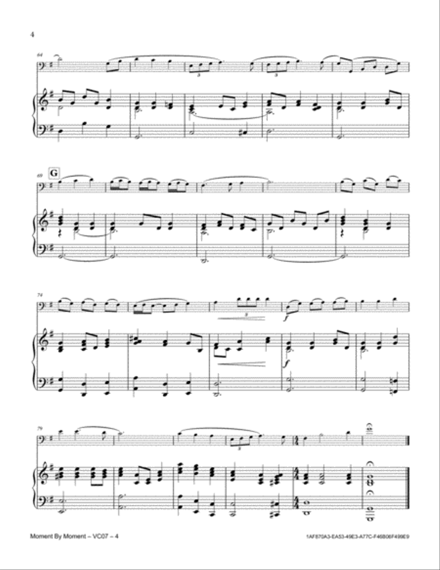 Moment By Moment Moment By Moment Piano scores gallery preview page 4