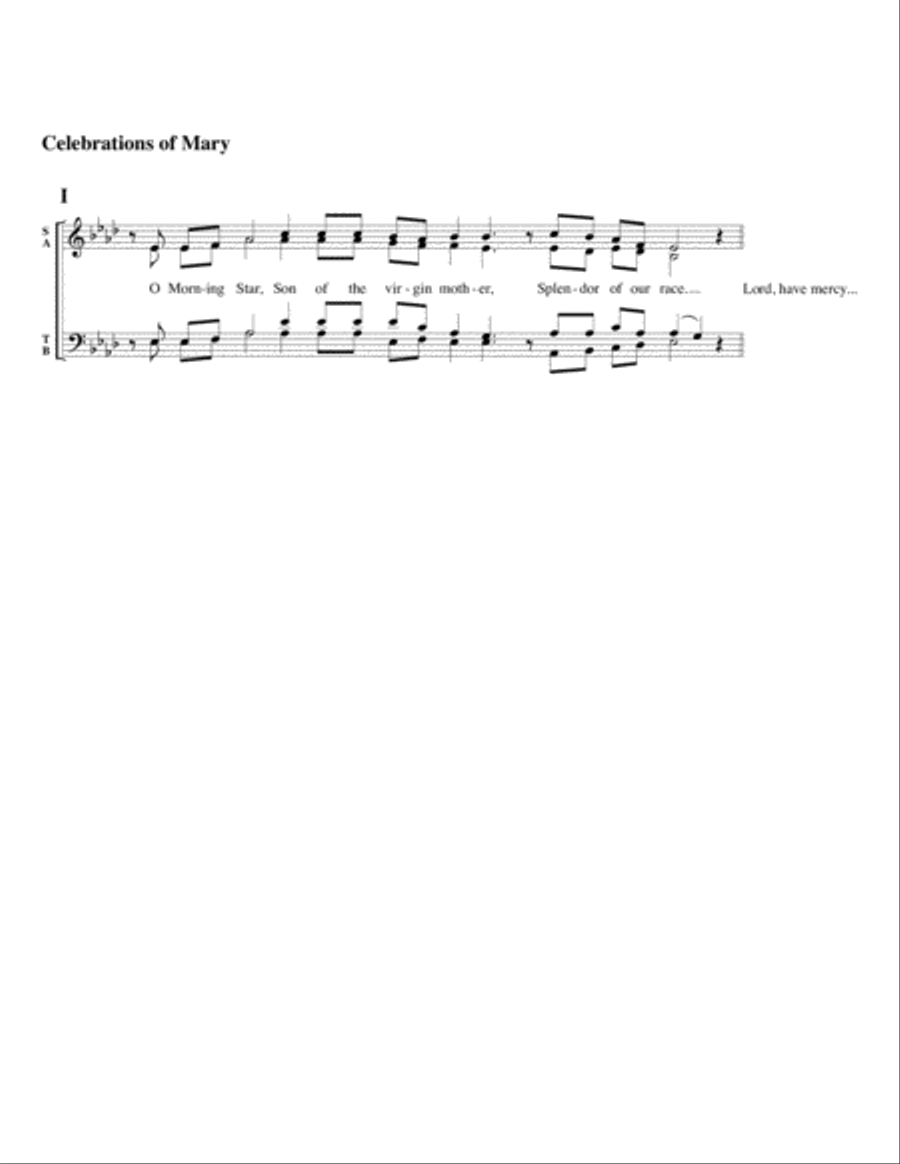 Morning Star Mass Morning Star Mass 4-Part scores gallery preview page 9