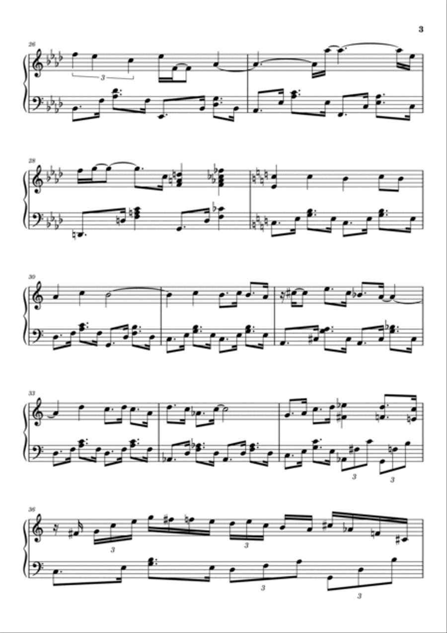 Dream A Little Dream Of Me Piano Solo scores gallery preview page 3