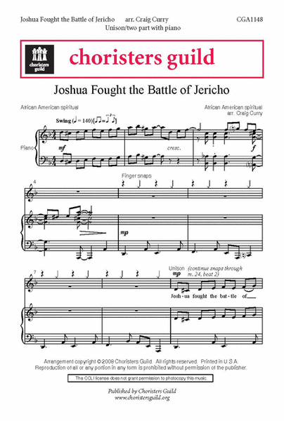 Joshua Fought the Battle of Jericho image number null