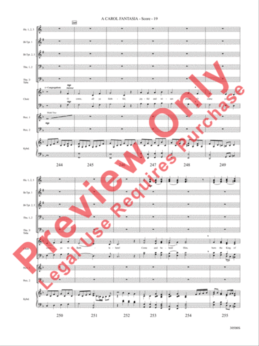 A Carol Fantasia A Carol Fantasia Choir scores gallery preview page 20