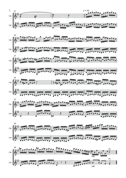 BWV 855 - Prelude and fugue 10 for 2 guitars image number null