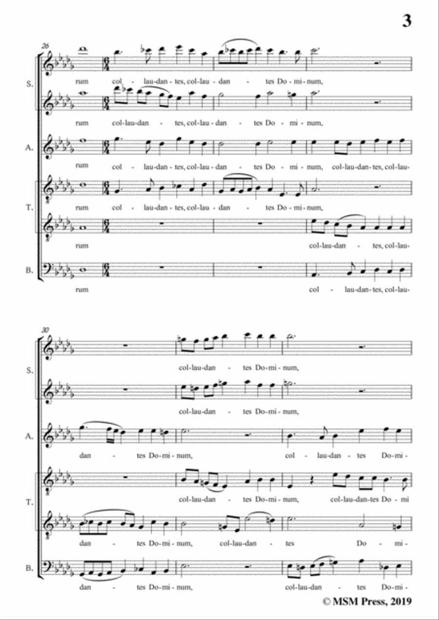 Dering-Quem vidistis,pastores,in D flat Major,A cappella 4-Part scores gallery preview page 5