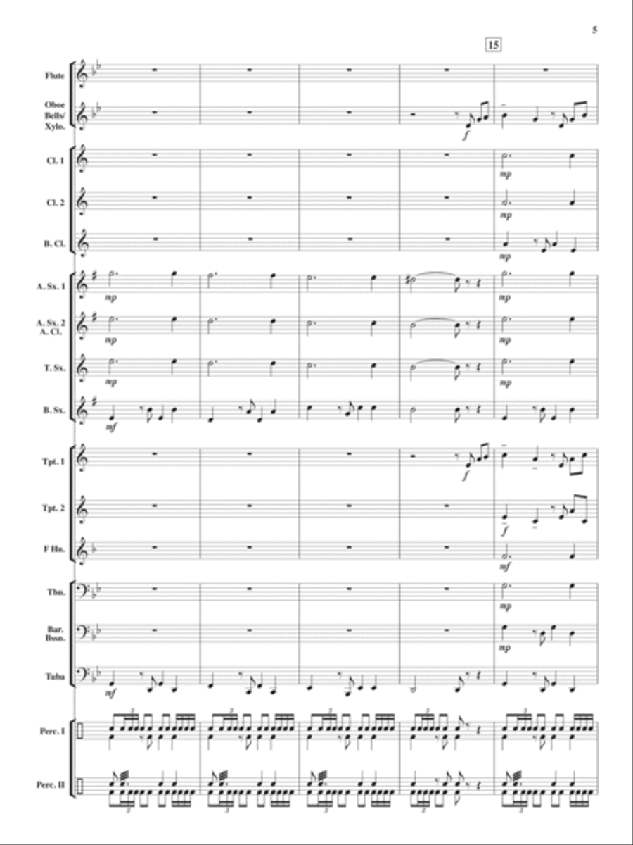 El Toro Rojo Grande El Toro Rojo Grande Concert Band scores gallery preview page 4
