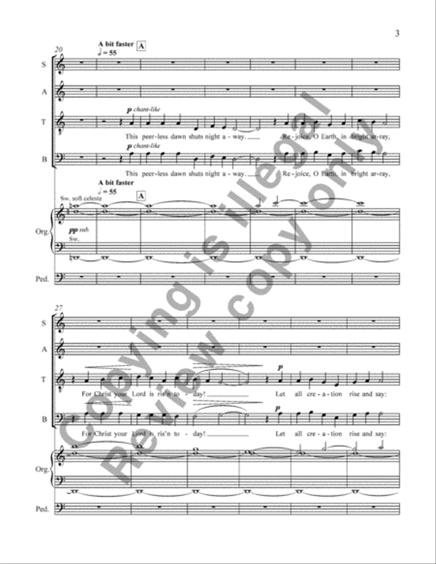 This Peerless Dawn 4-Part scores gallery preview page 22