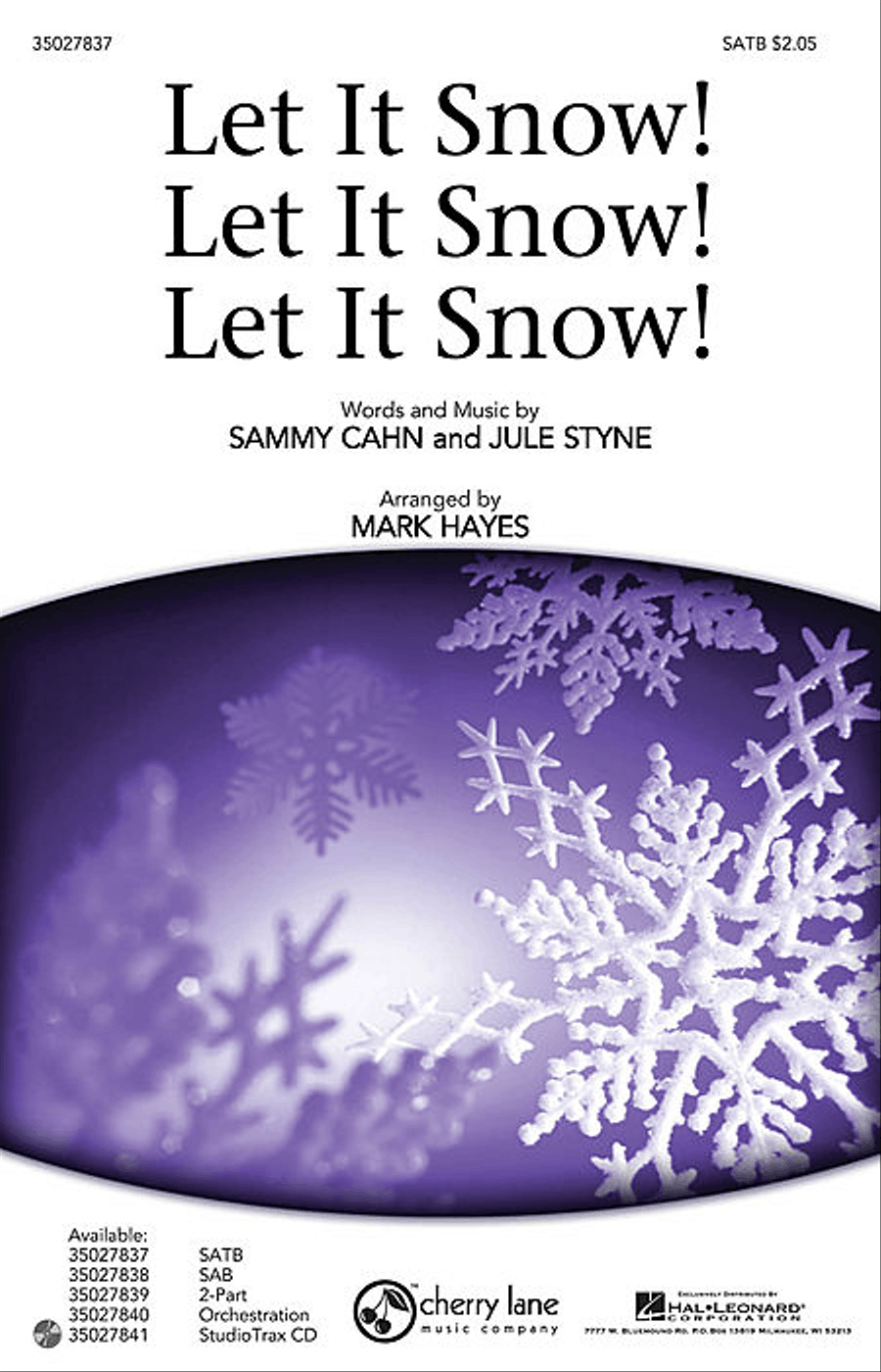 Let It Snow! Let It Snow! Let It Snow! Show Choir scores gallery preview page 1