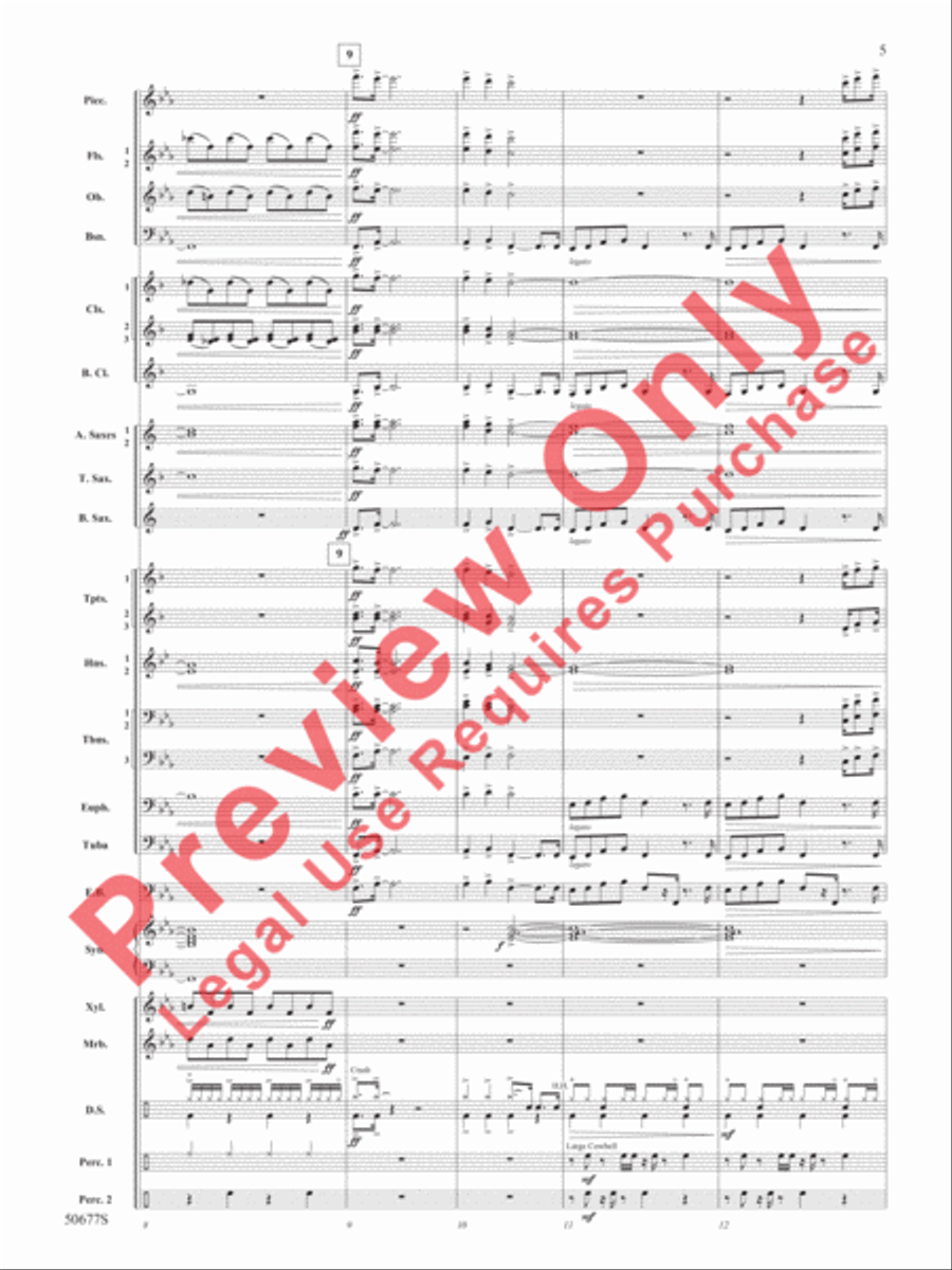 Thriller Thriller Concert Band scores gallery preview page 6