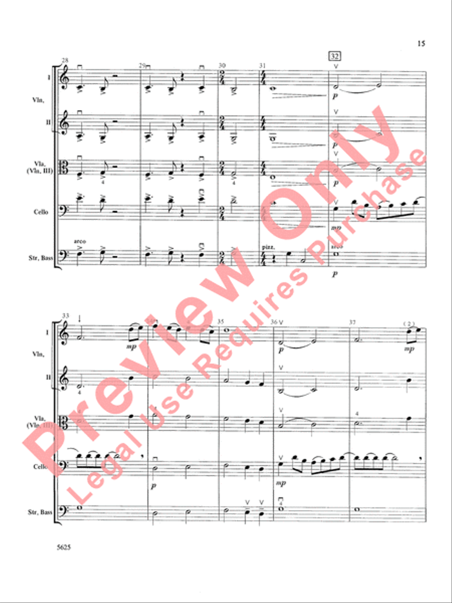 Serendipity Suite Serendipity Suite String Orchestra scores gallery preview page 16