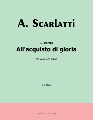 All'acquisto di gloria, by Scarlatti, in G Major