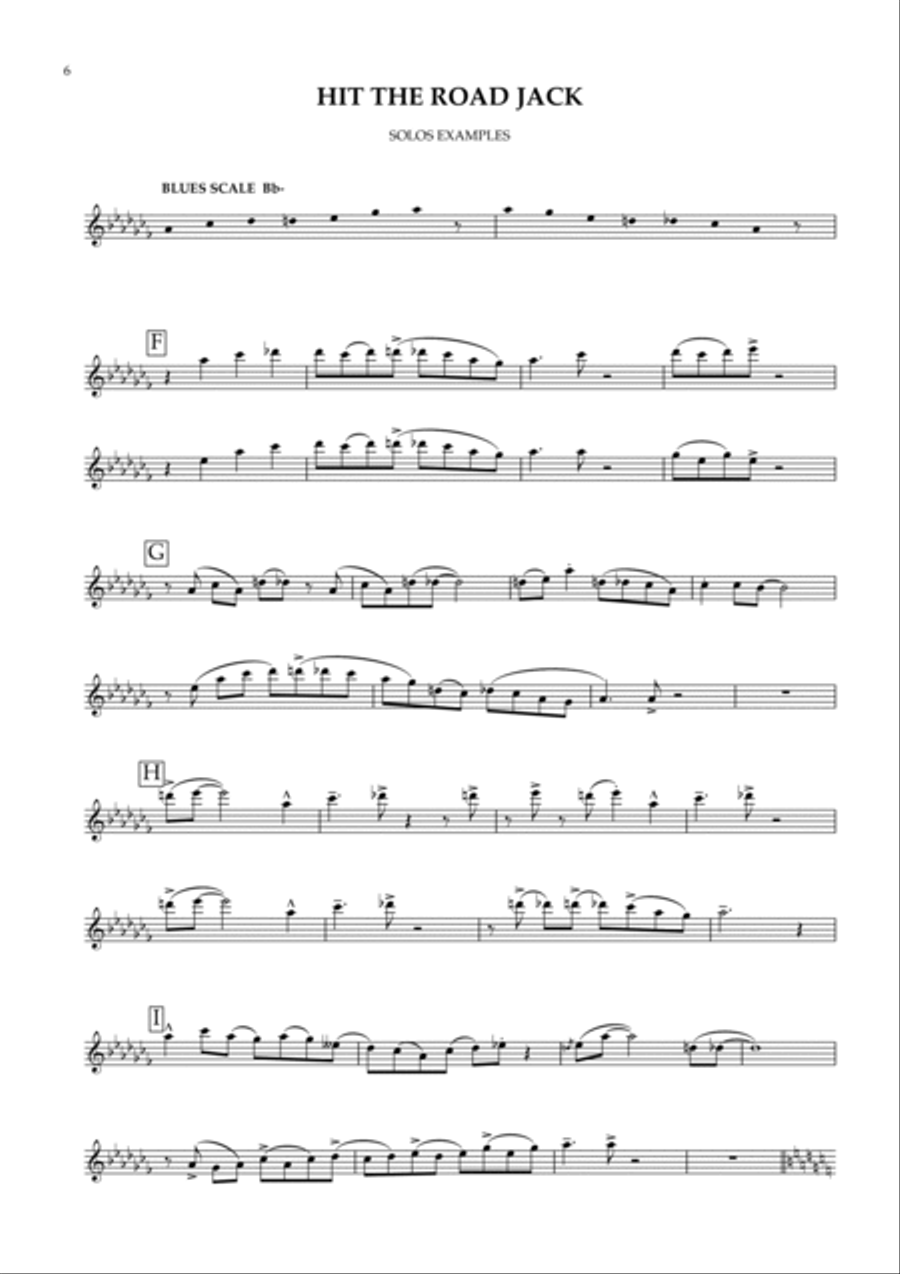 Hit The Road Jack Flute Solo scores gallery preview page 6