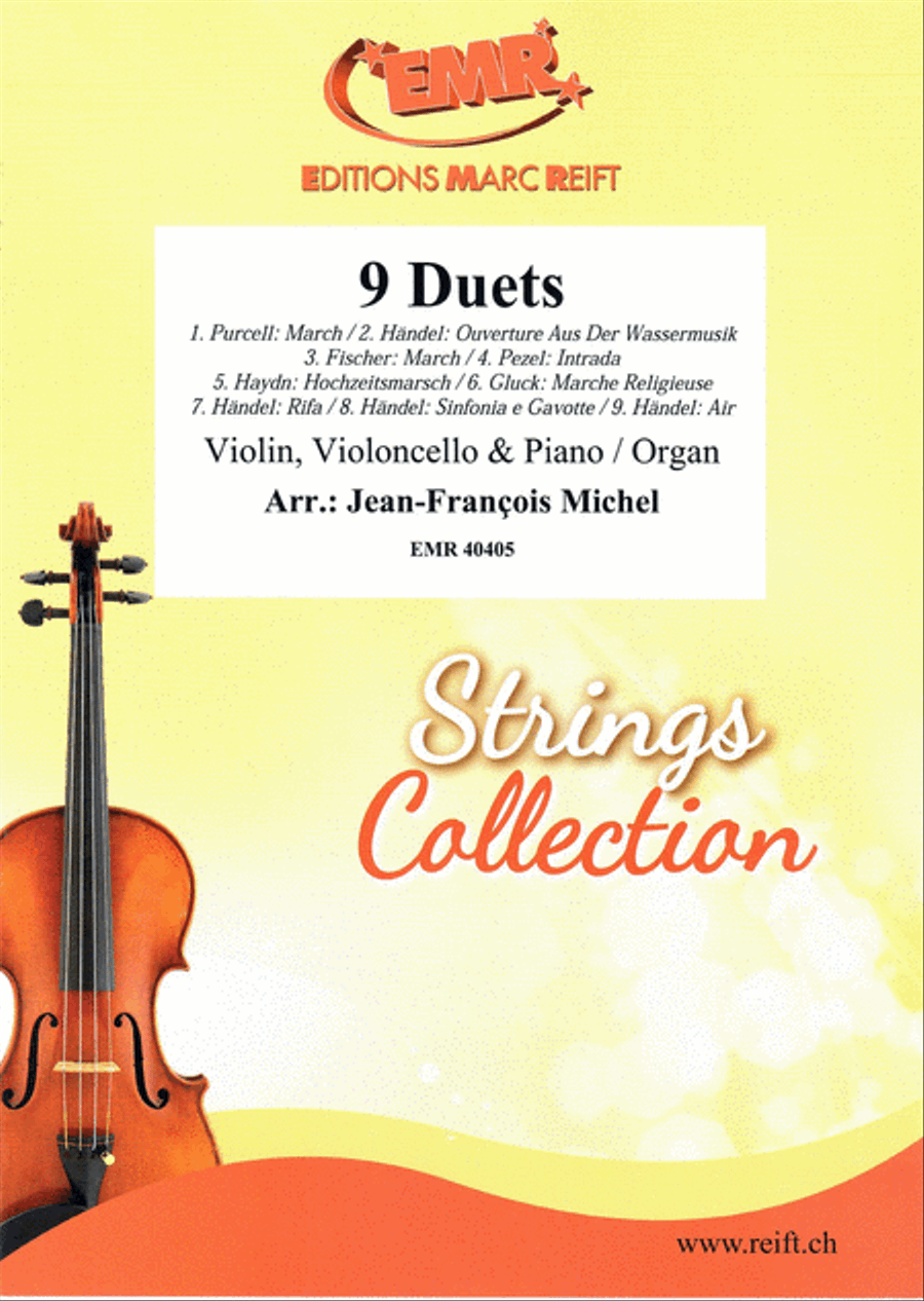 9 Duets Piano Trio scores gallery preview page 1