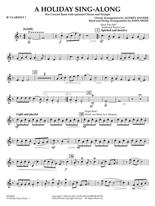 A Holiday Sing-Along - Bb Clarinet 1