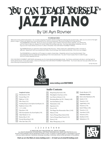 You Can Teach Yourself Jazz Piano
