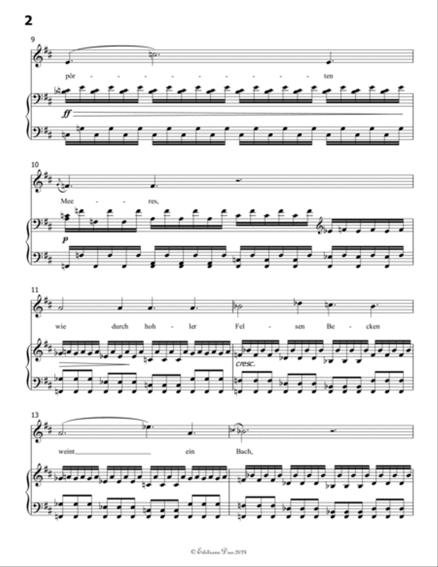 Gruppe aus dem Tartarus, by Schubert, Op.24 No.1, in D Major Voice scores gallery preview page 4