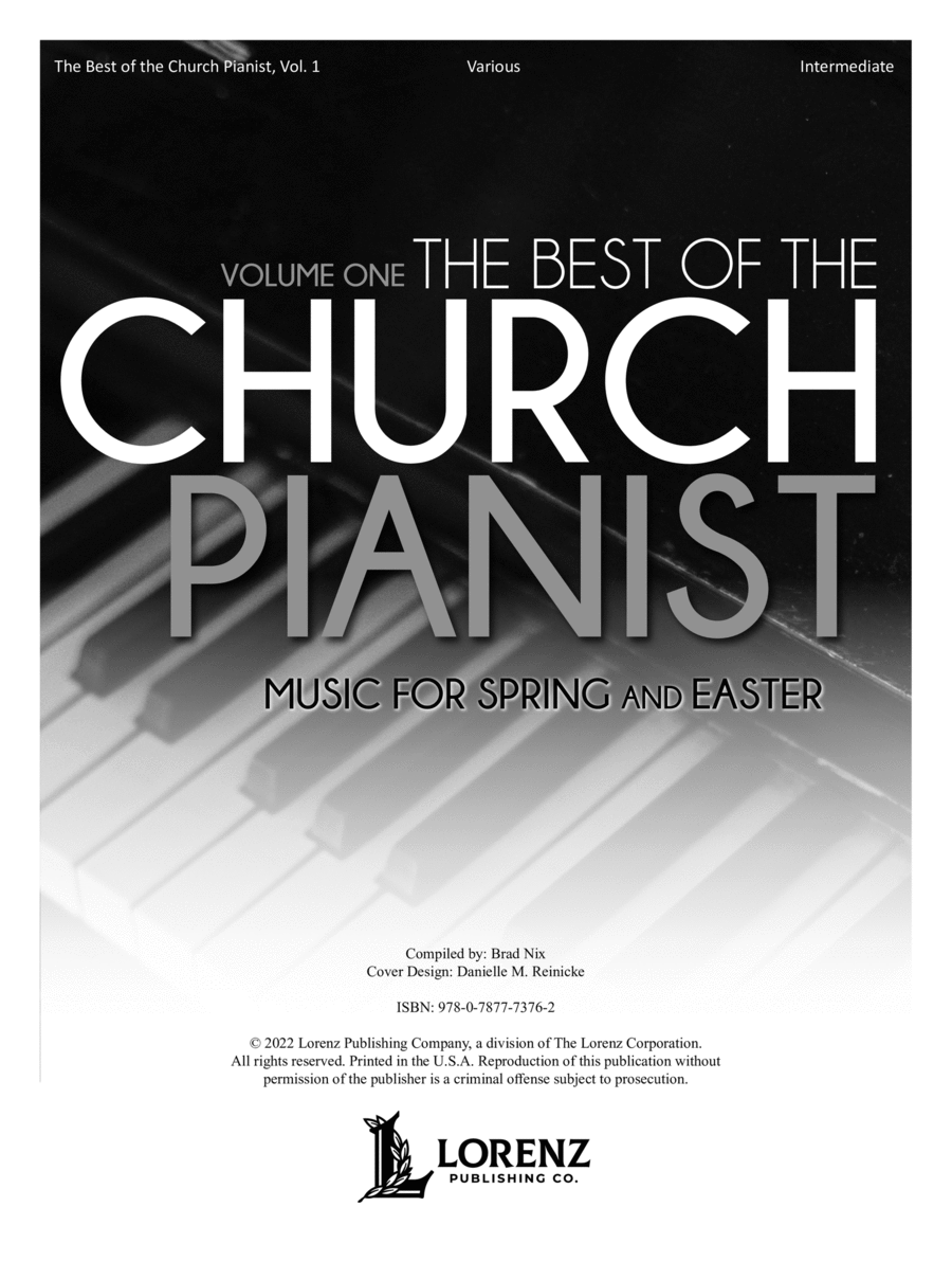 Book cover for The Best of The Church Pianist - Volume 1