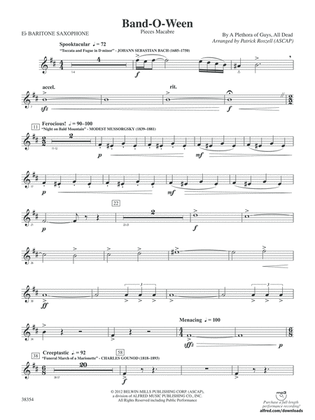 Band-O-Ween: E-flat Baritone Saxophone
