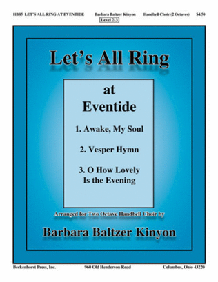 Book cover for Let's All Ring At Eventide (Archive)