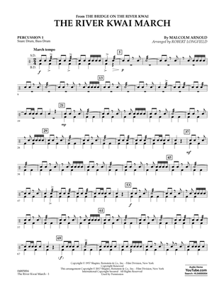 The River Kwai March - Percussion 1