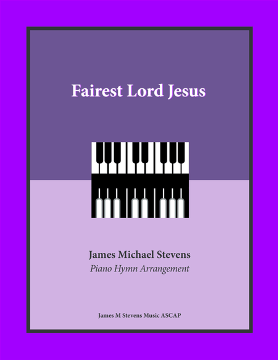 Fairest Lord Jesus Piano Solo scores gallery preview page 1