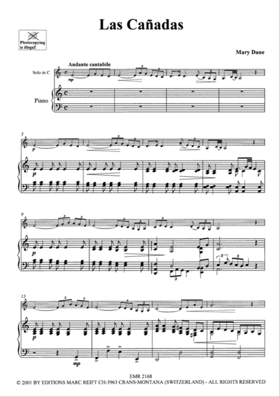 Las Canadas Las Canadas Bass Trombone scores gallery preview page 6