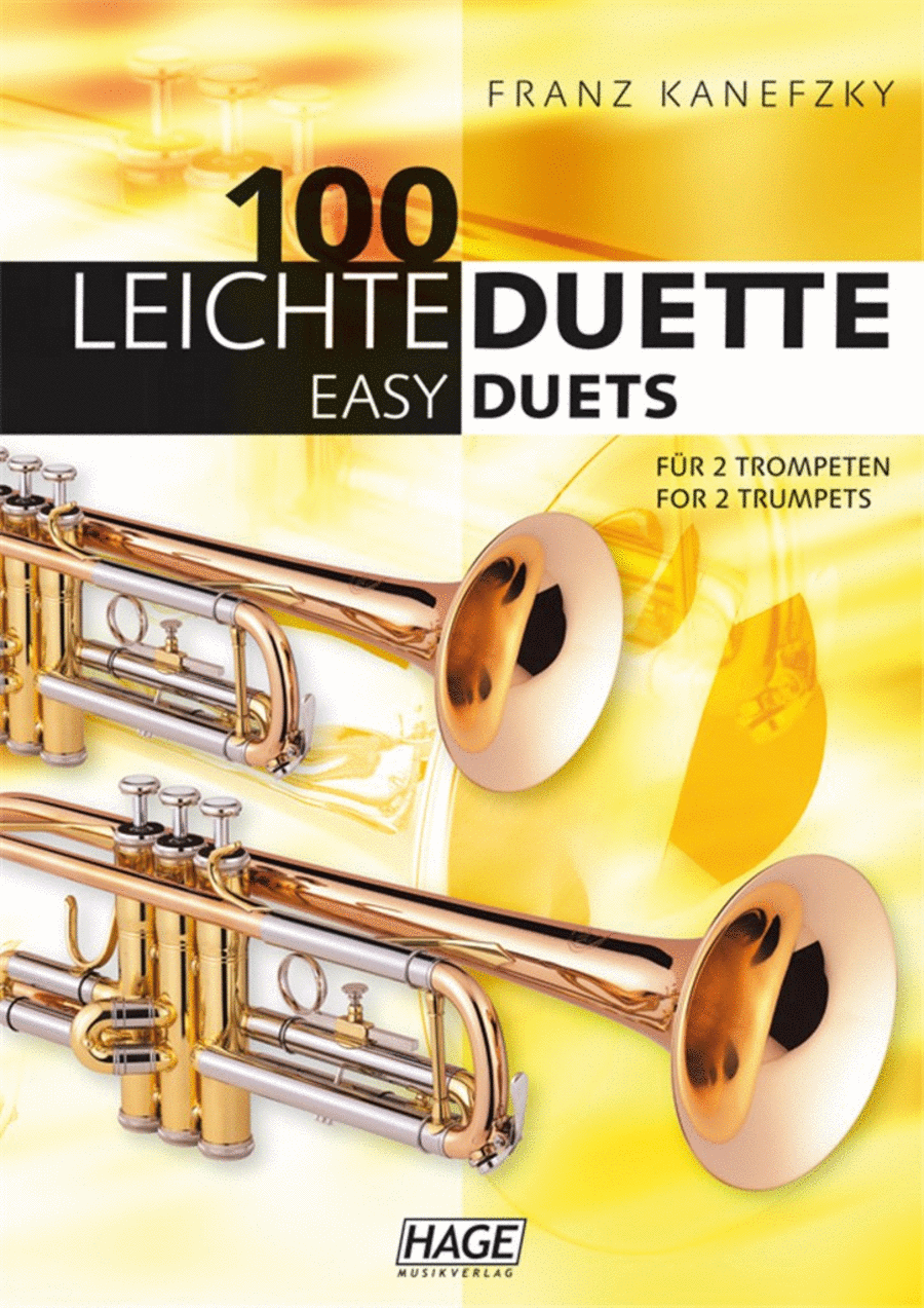 100 Leichte Duette für 2 Trompeten Trumpet Duet scores gallery preview page 1