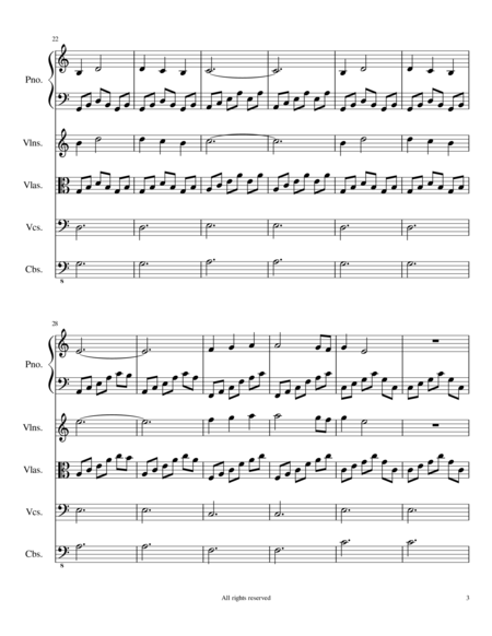 Nocturne #29 Arrangement for Piano and Strings image number null