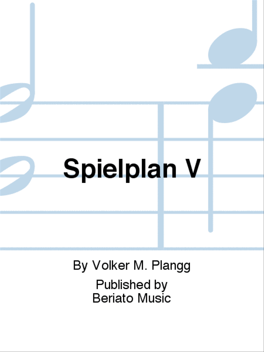 Spielplan V Spielplan V Violin Solo scores gallery preview page 1