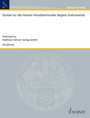 Book cover for Schule für die Hohner-Mundharmonika Begleit-Instrumente