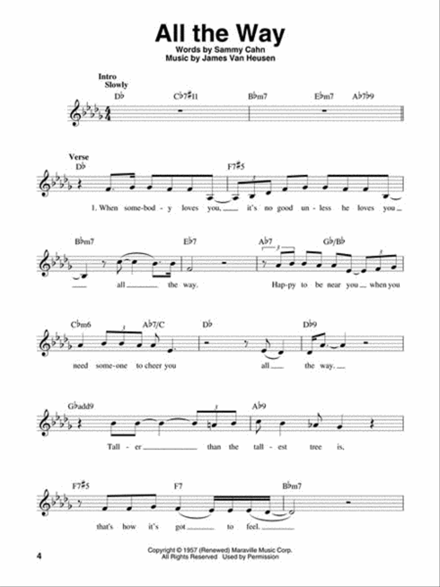 Frank Sinatra Classics Voice scores gallery preview page 3