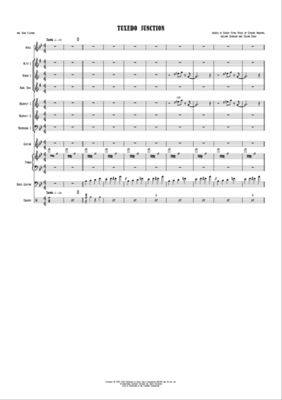 Tuxedo Junction Jazz Ensemble scores gallery preview page 2