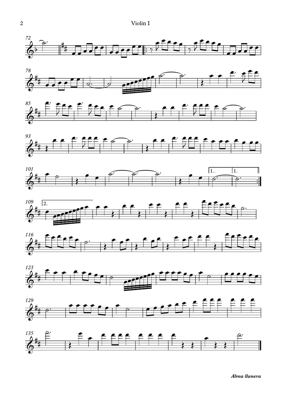 Alma llanera String Quartet scores gallery preview page 5
