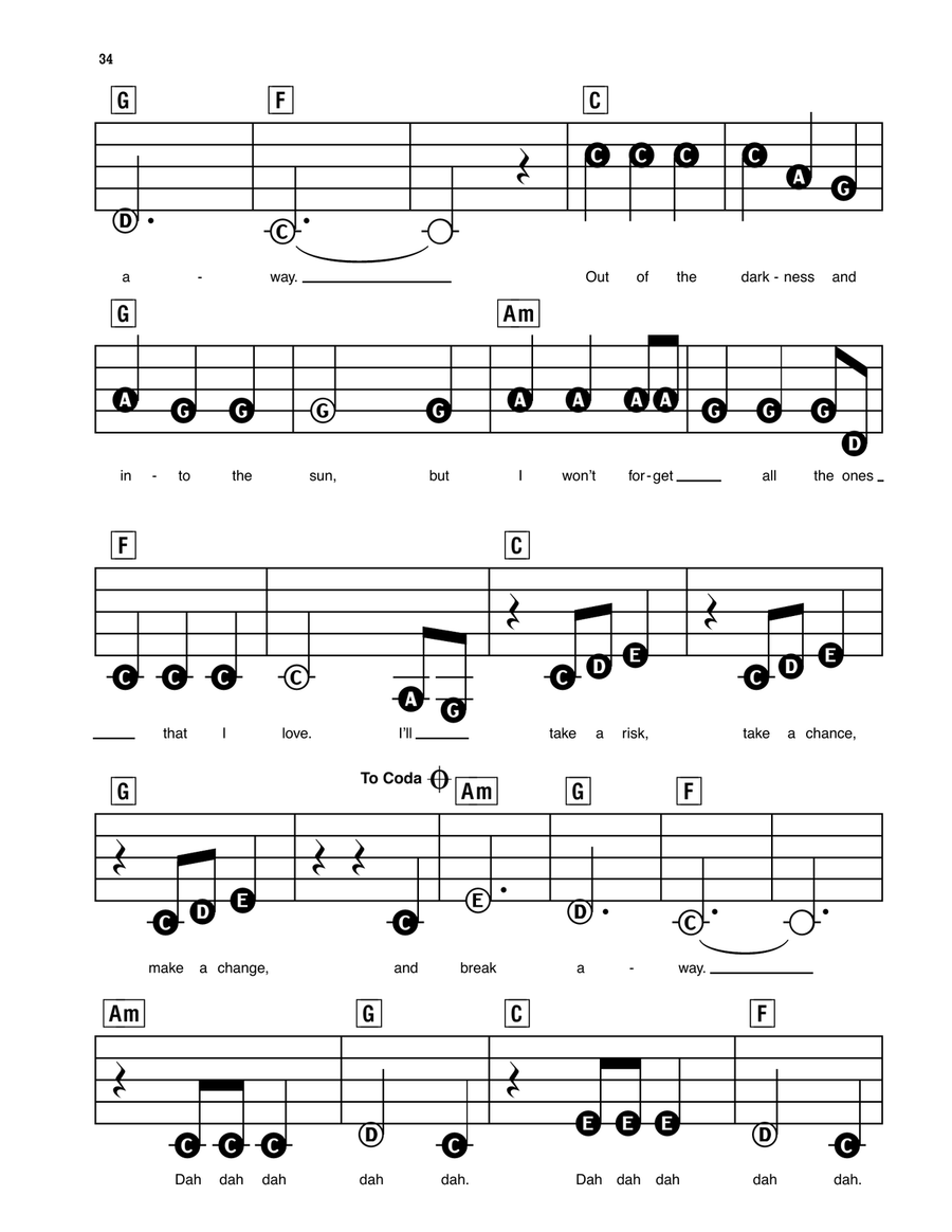 Breakaway Electronic Keyboard scores gallery preview page 4