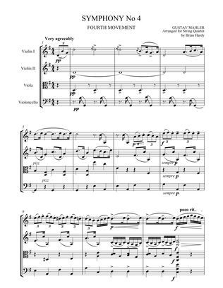 Book cover for Mahler Symphony No. 4 - Fourth Movement
