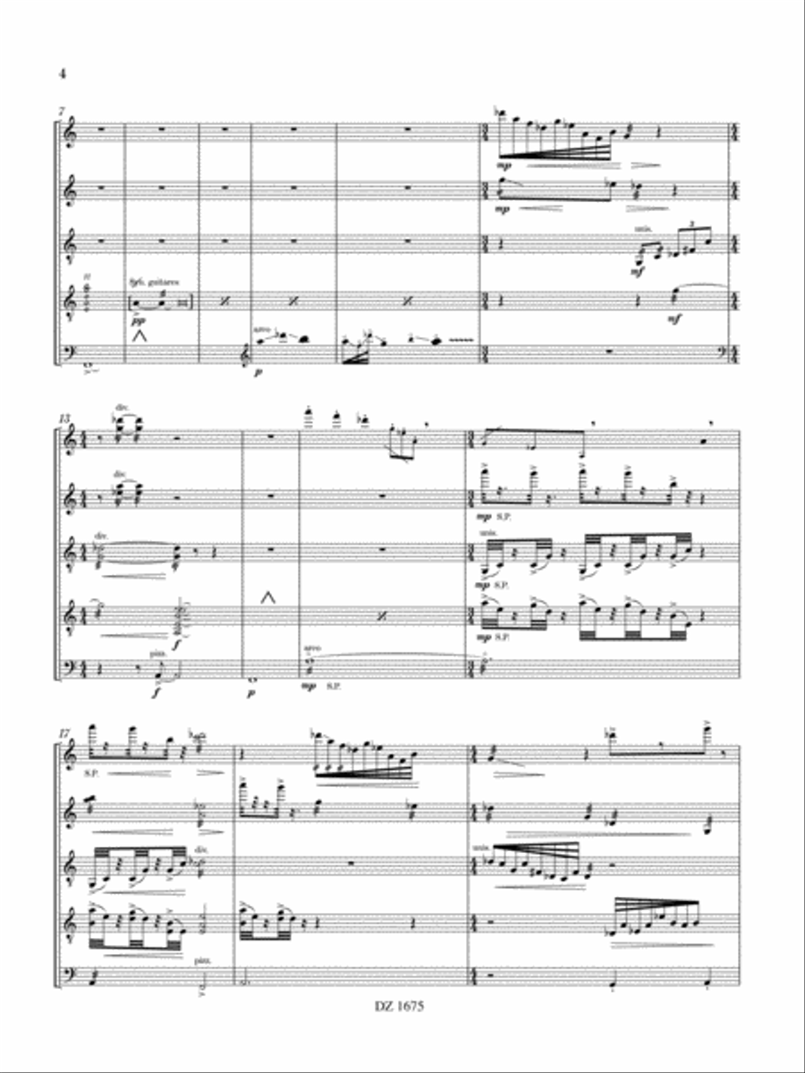 Périodes IV Orchestra scores gallery preview page 4