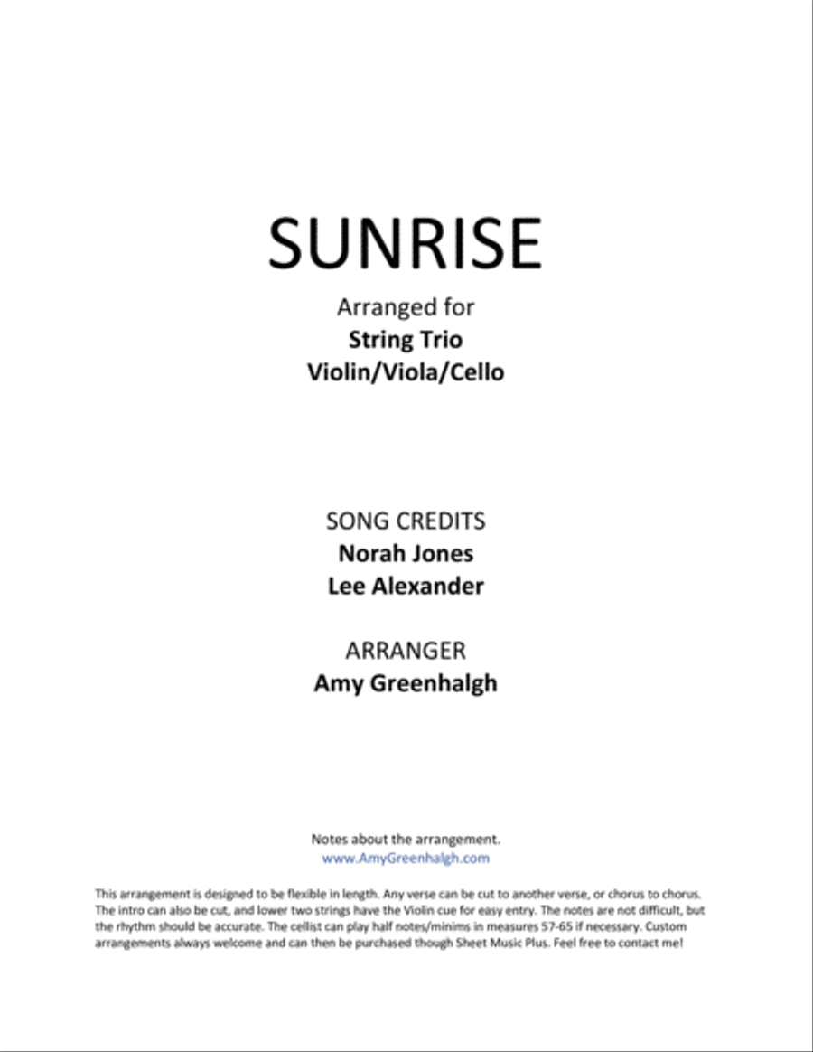 Sunrise String Trio scores gallery preview page 2
