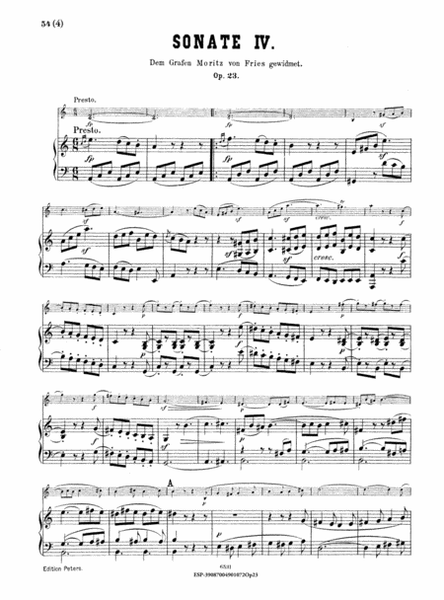 Sonata in a minor, Op.23