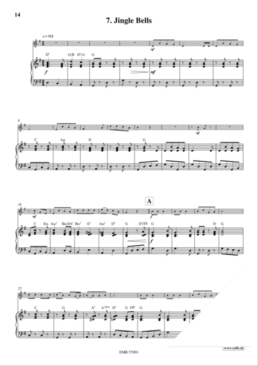 18 Christmas Songs Soprano Recorder scores gallery preview page 10