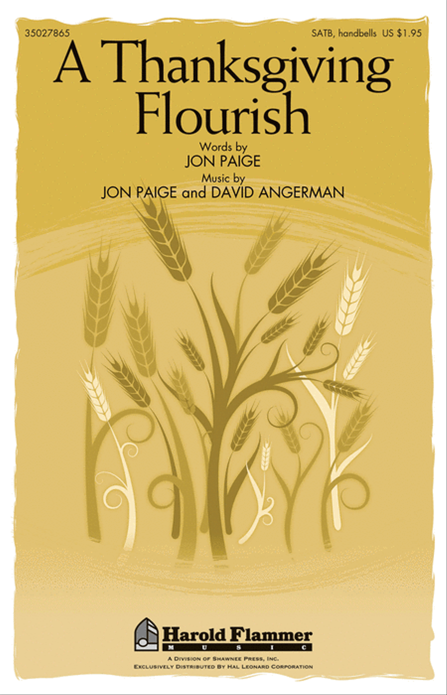 A Thanksgiving Flourish 4-Part scores gallery preview page 1