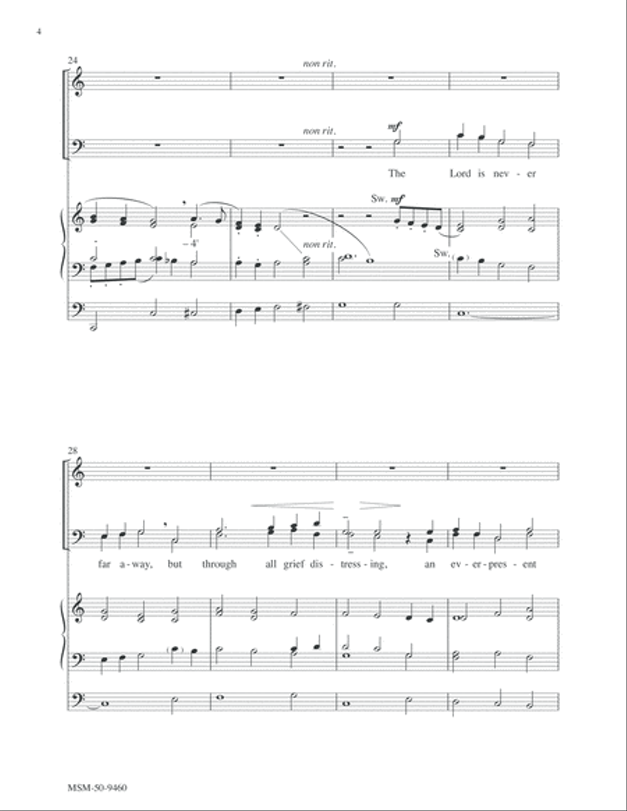 Sing Praise to God Who Reigns Above 4-Part scores gallery preview page 5