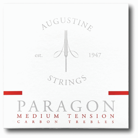 Paragon/Red – Medium Tension Carbon Treble Guitar Strings