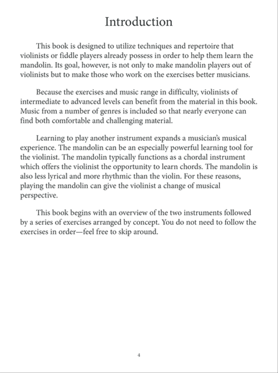Mandolin for Violinists Violin Solo scores gallery preview page 5