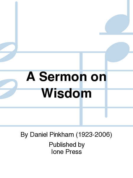 A Sermon on Wisdom image number null
