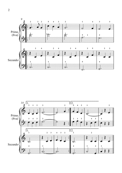 Die Loreley - Ich weiß nicht was soll es bedeuten - German Folk Song - Piano Duet (4 Hands)
