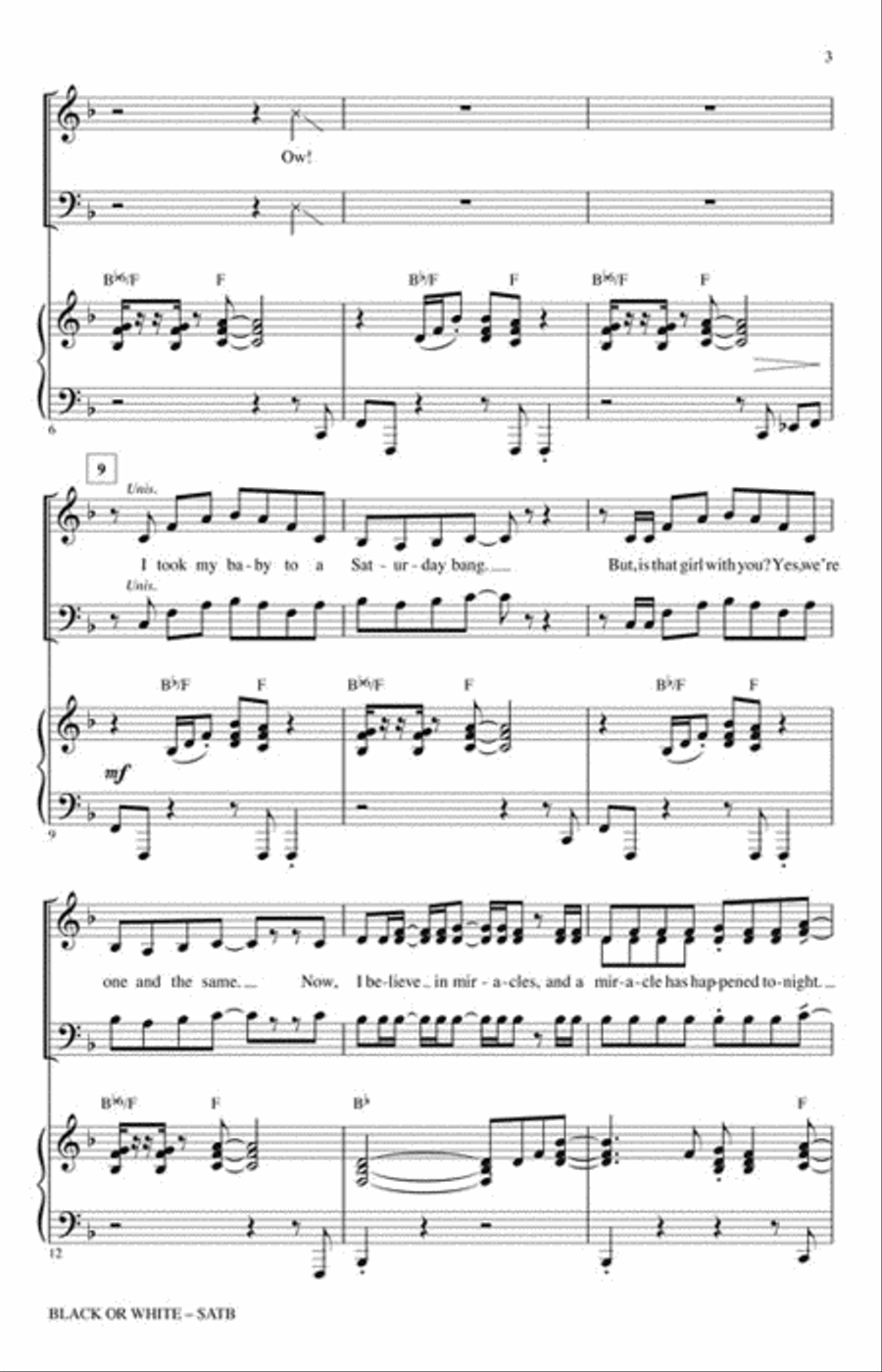 Black or White 4-Part scores gallery preview page 3