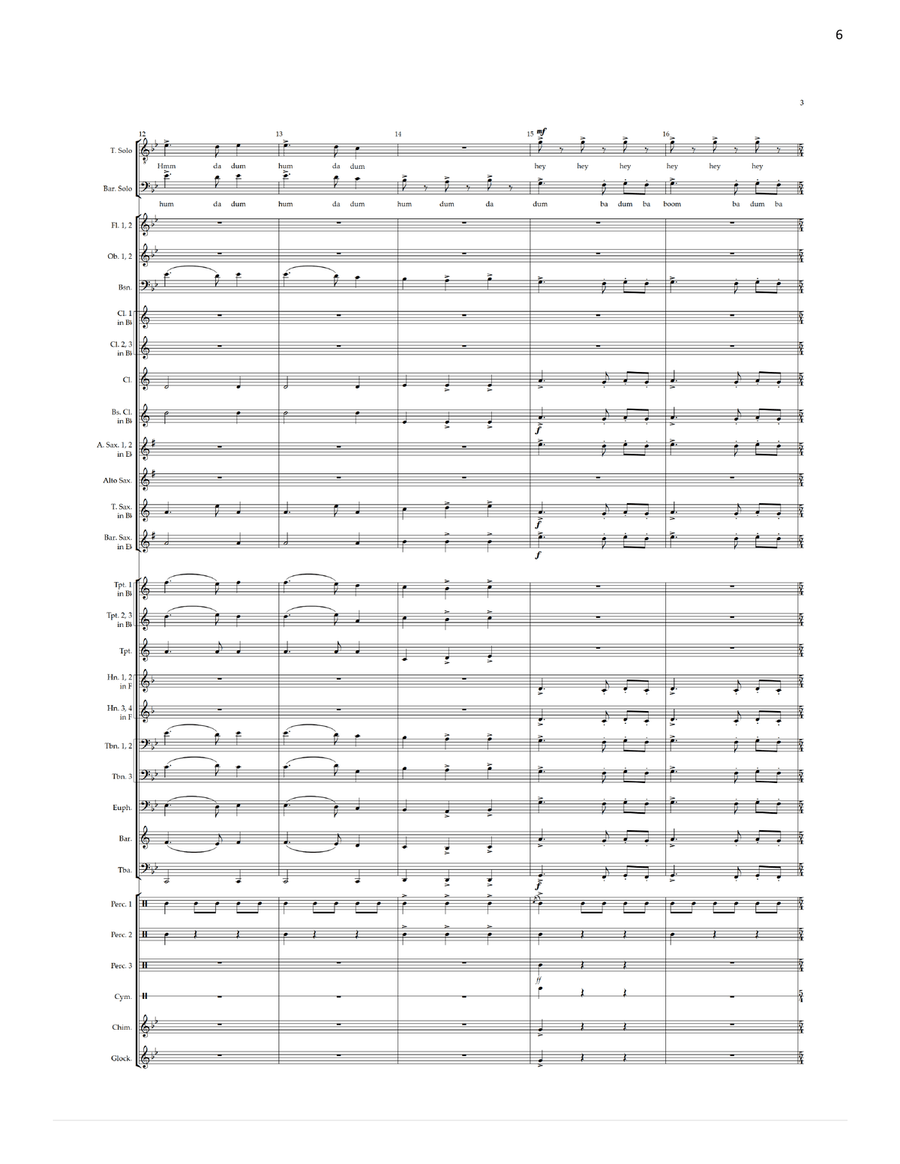 The Book Of Boba Fett Main Title Theme Concert Band scores gallery preview page 6
