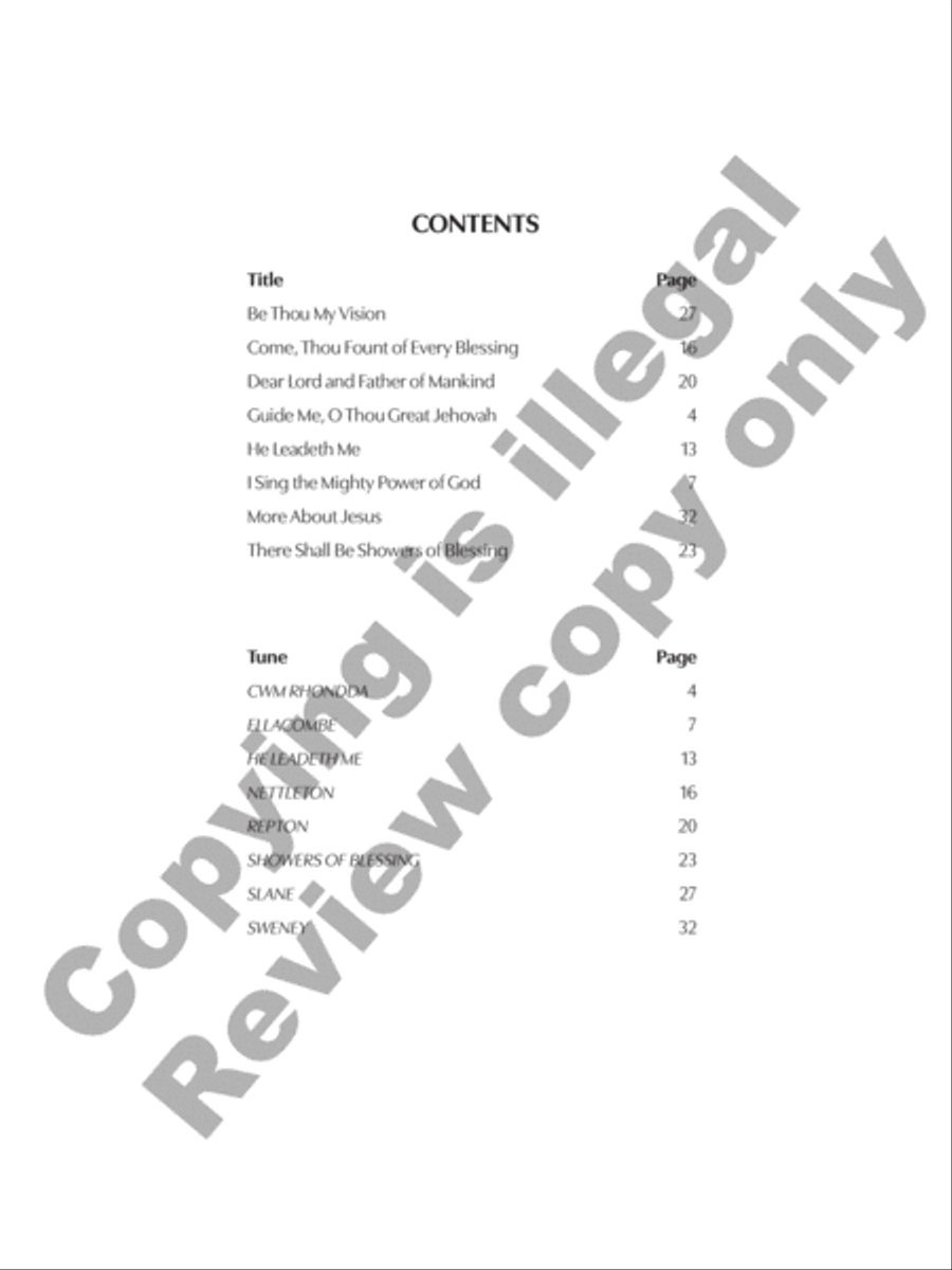 I Sing the Mighty Power of God Piano Solo scores gallery preview page 2