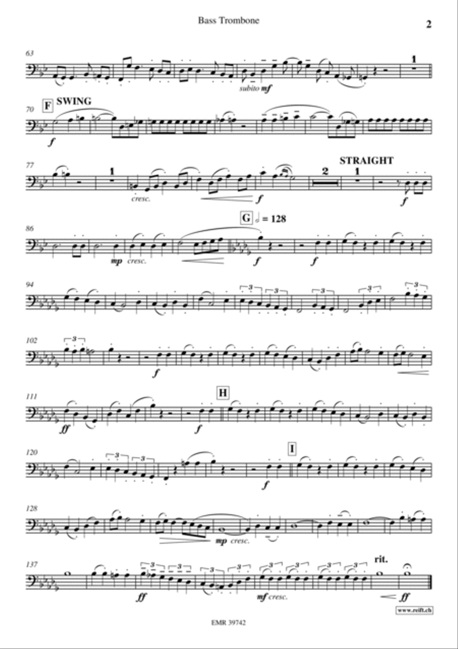 Il Barbiere Of Seville Trombone scores gallery preview page 3