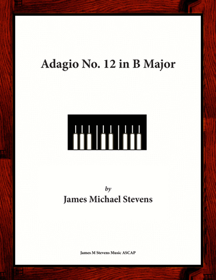 Book cover for Adagio No. 12 in B Major