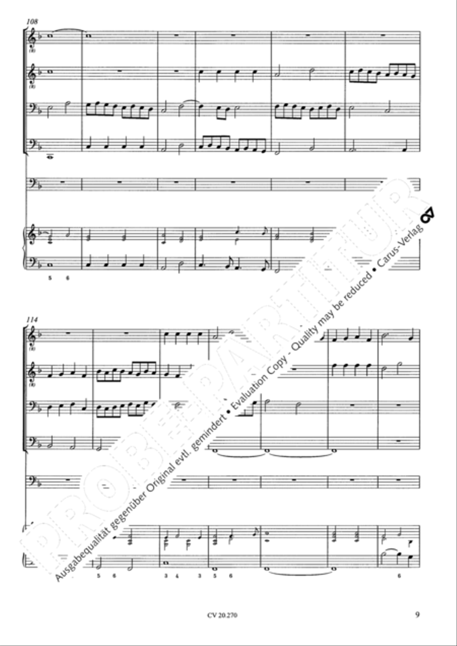Attendite, popule meus Bass Voice scores gallery preview page 10