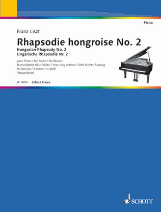 Book cover for Hungarian Rhapsody No.2 E minor